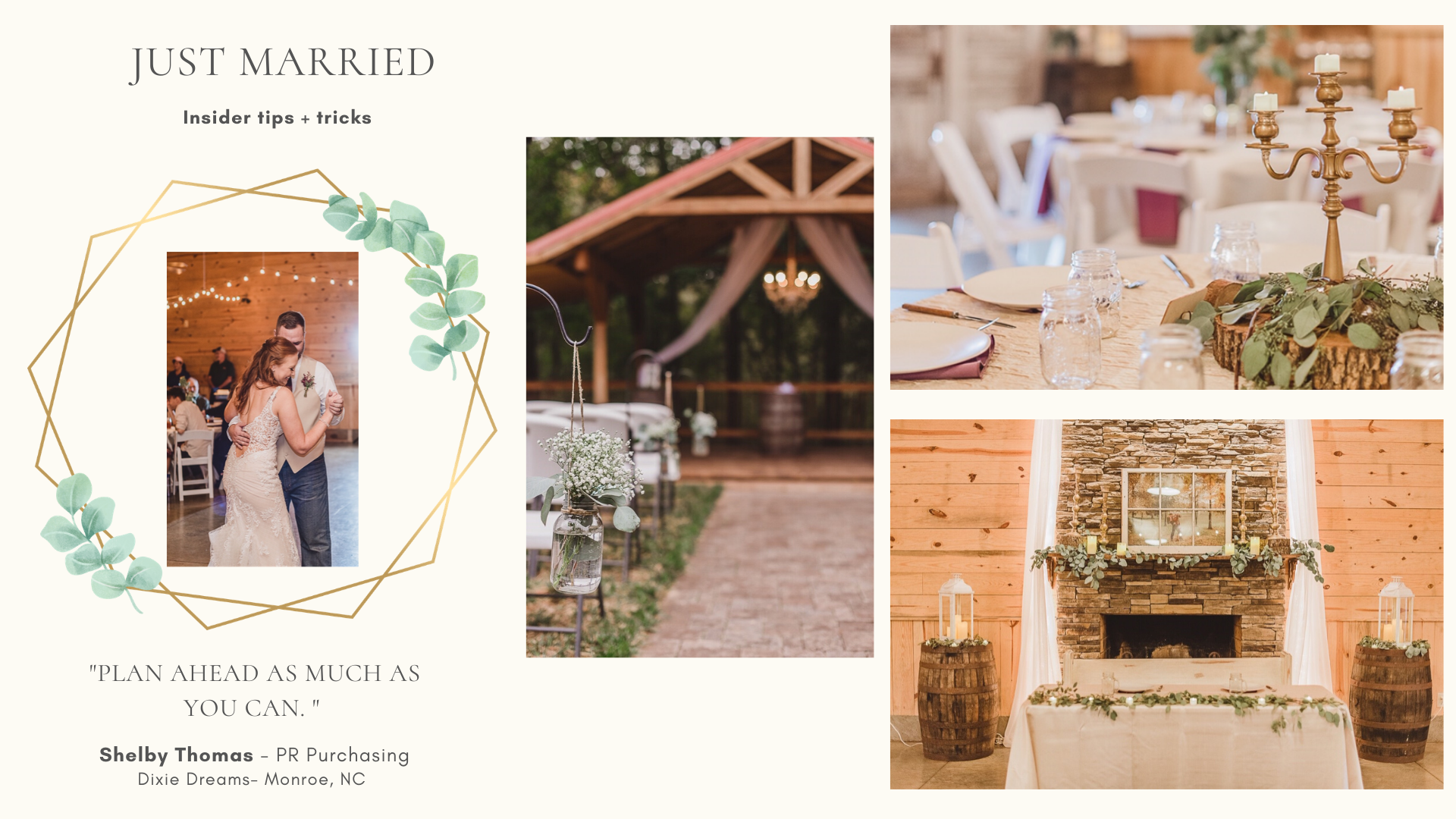 Wedding Rentals - Just Married