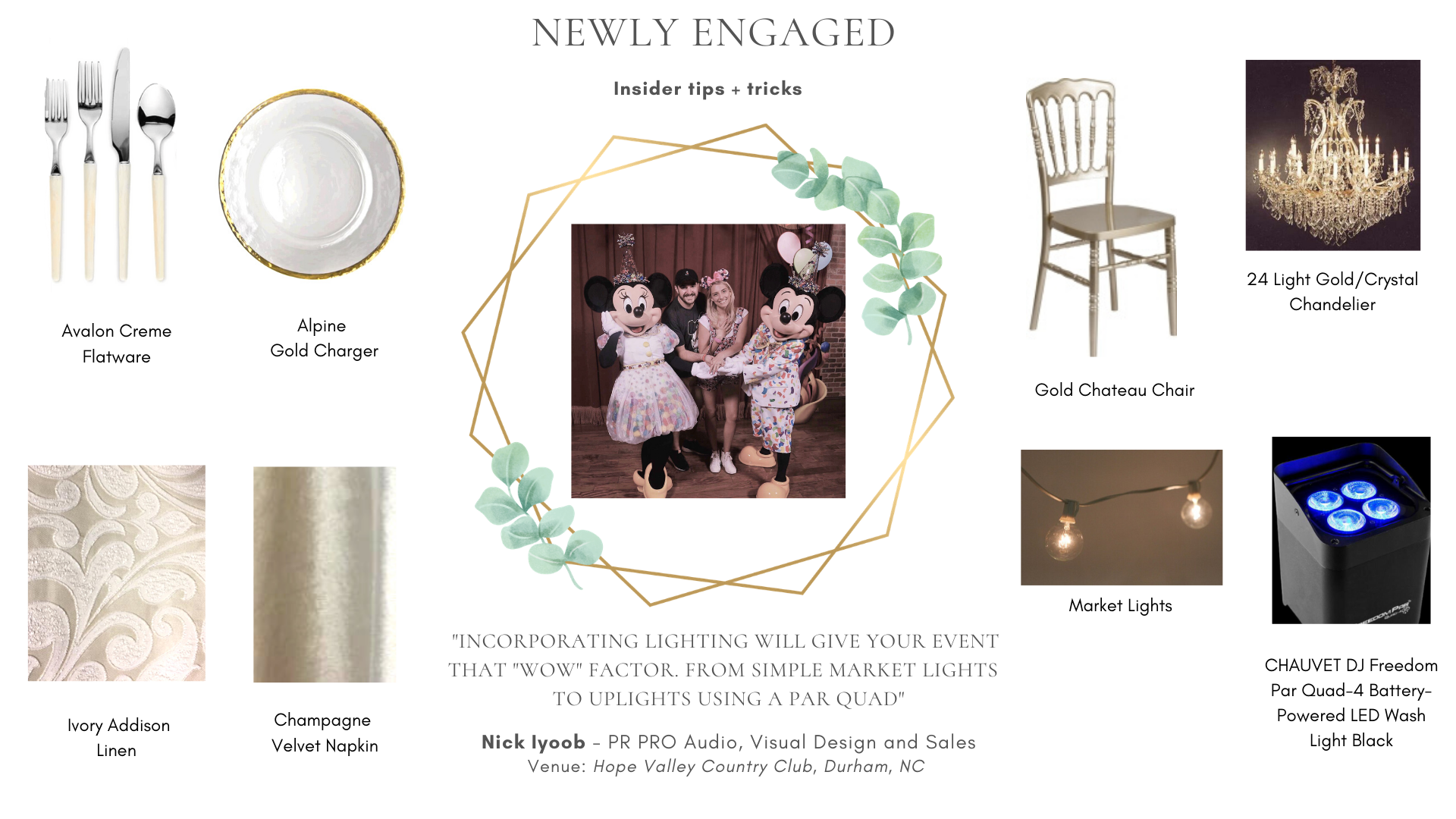 Wedding Rentals - Engaged 