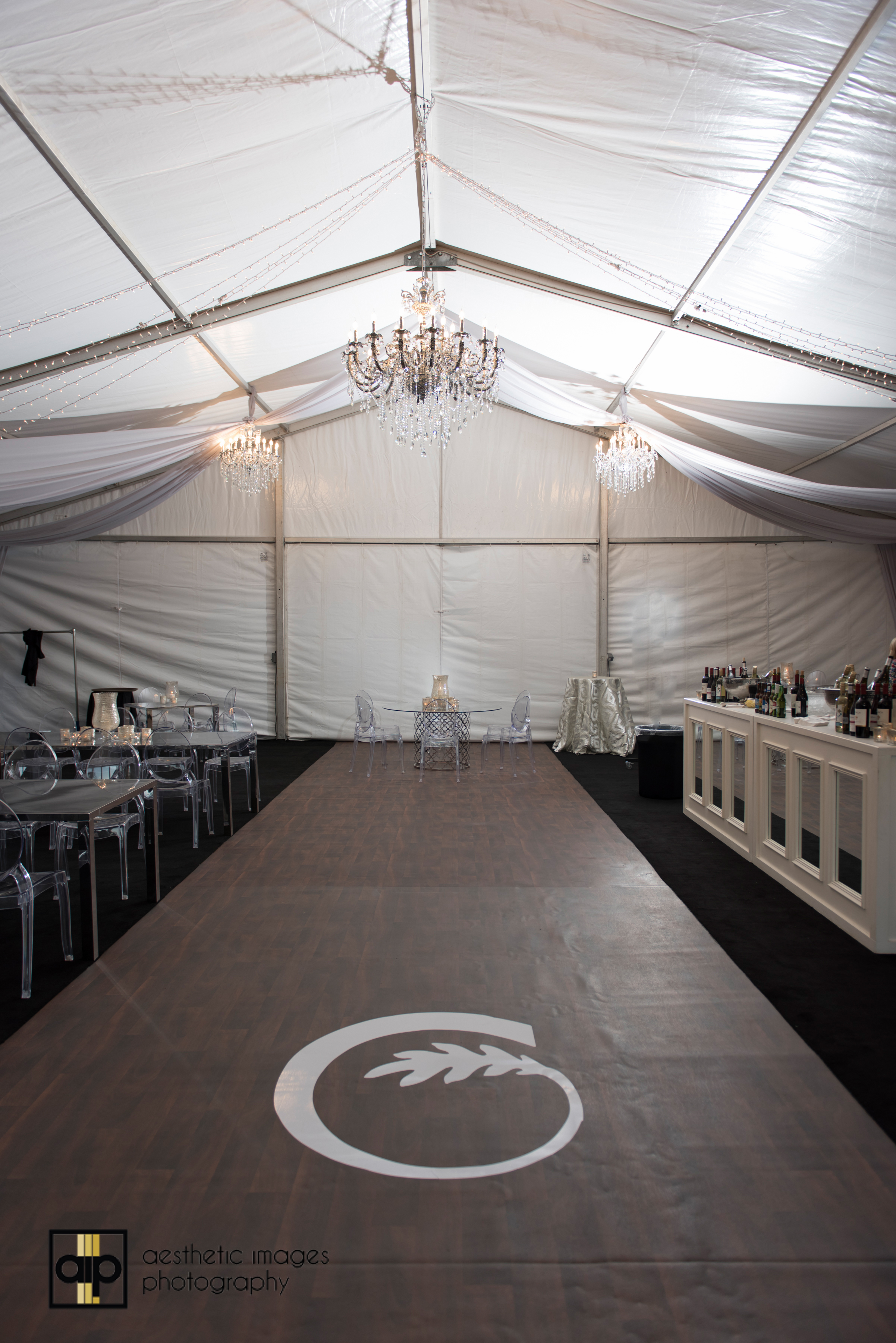 GBO Client Tent Eventflex with decal