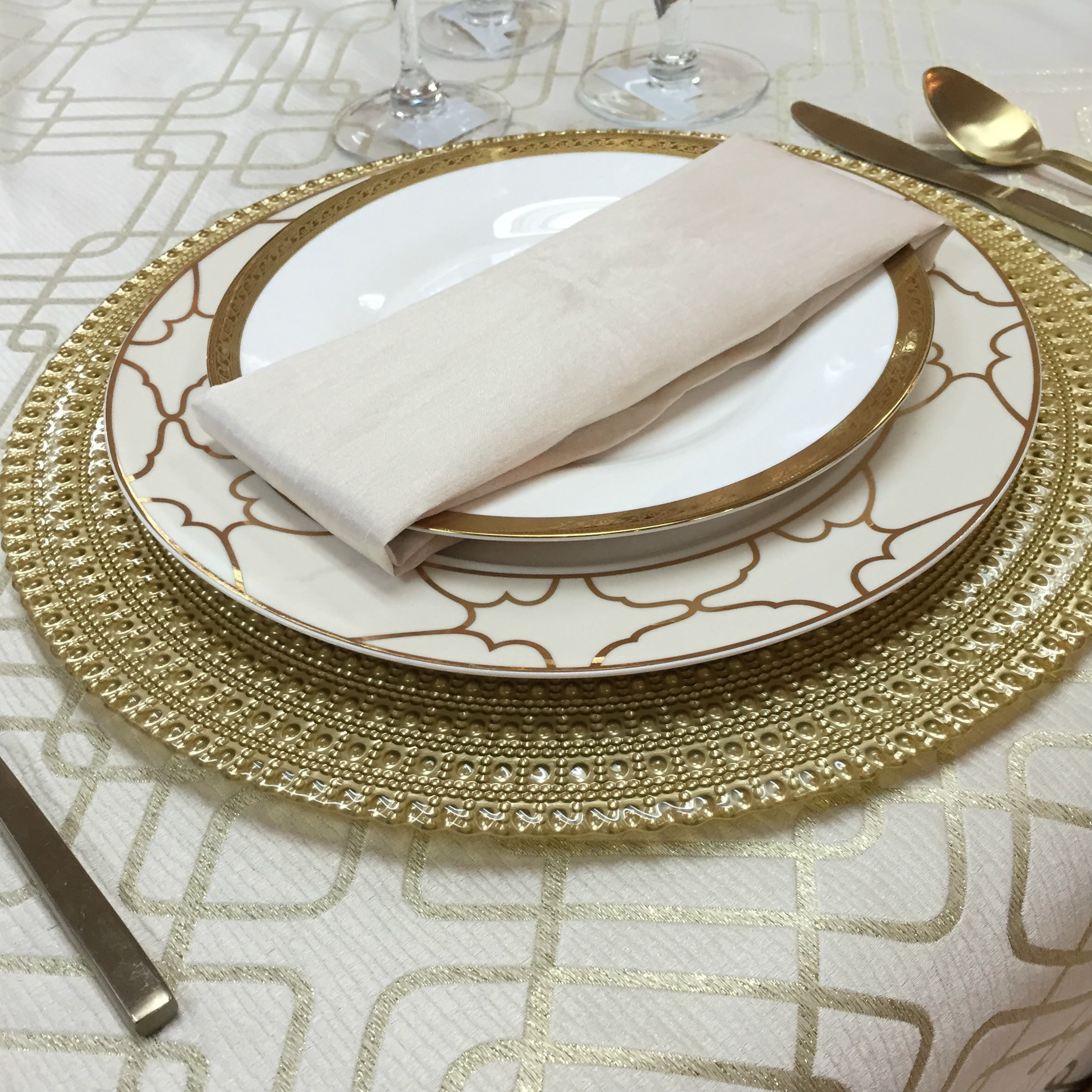 Gold Medallion Table Top