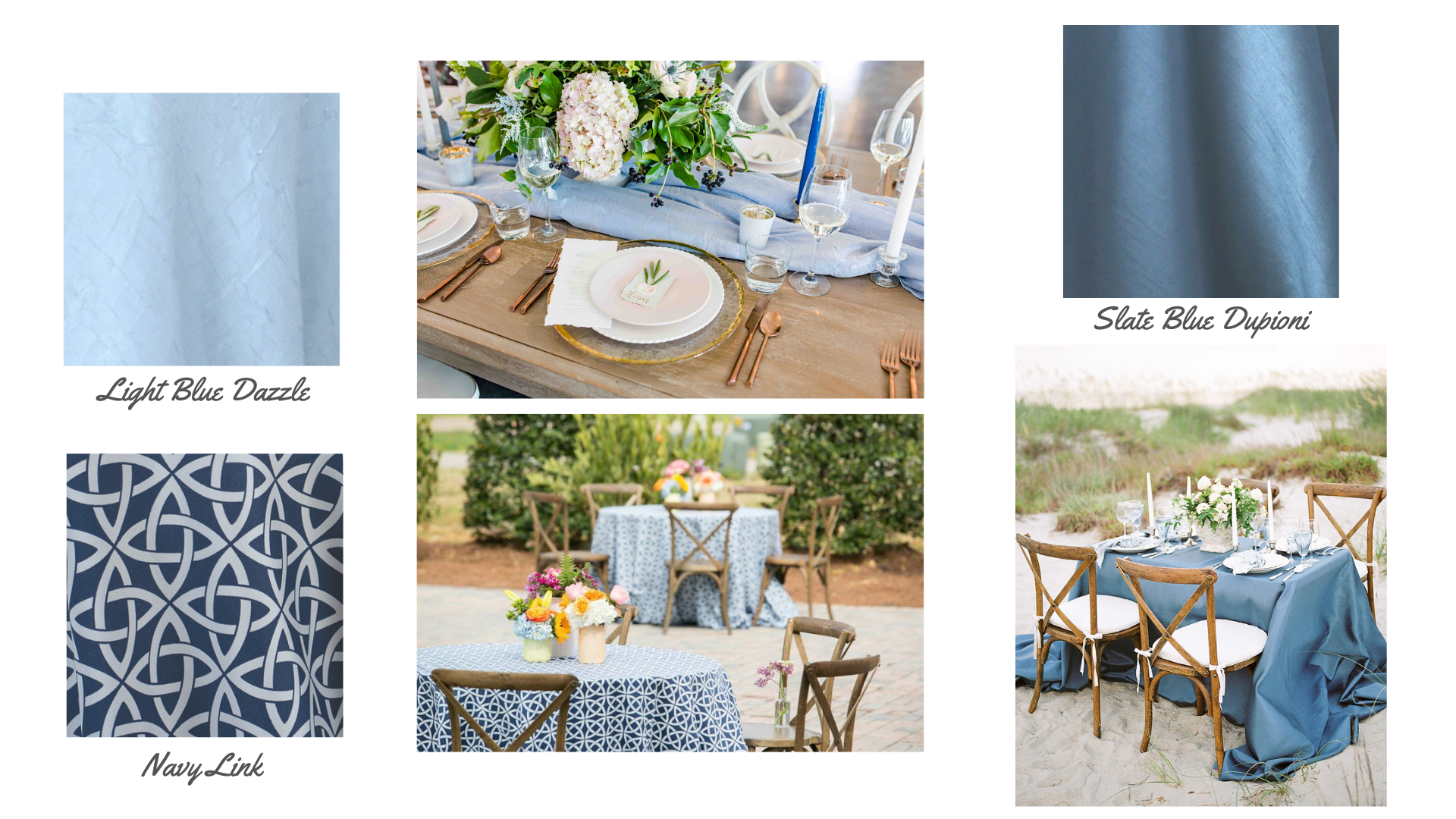 Blue Tablescapes