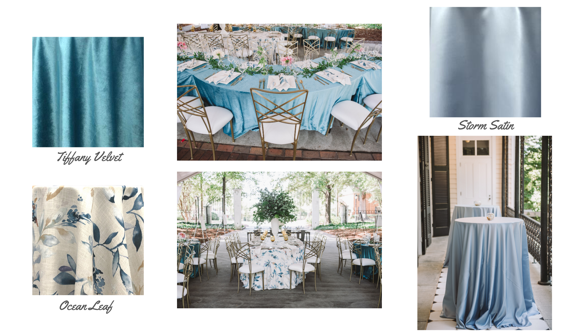 Blue Tablescapes