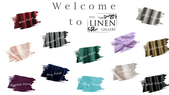 Velvet Linen Collection Now Available at Party Reflections!