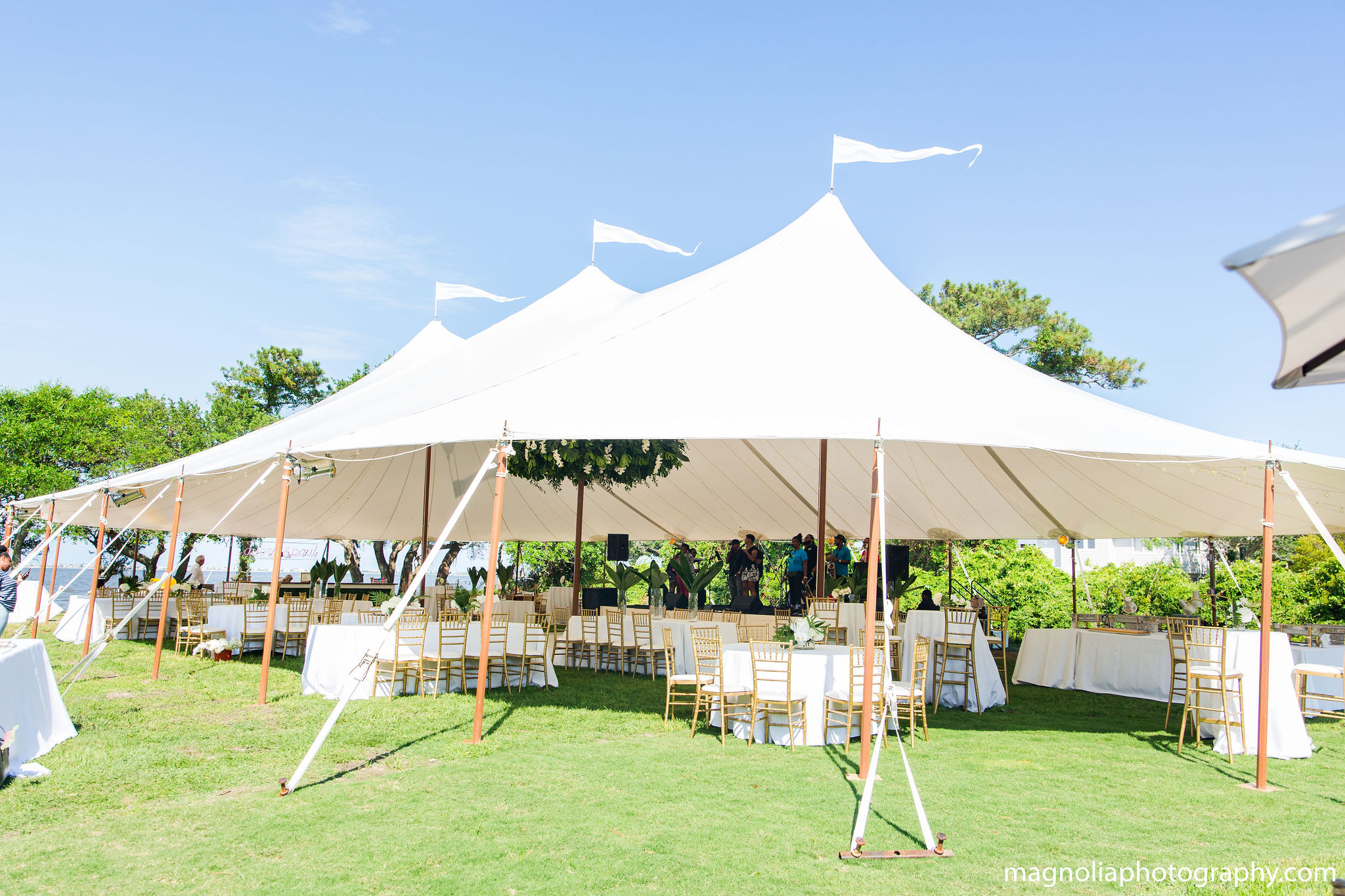 Tent String Globe Lighting - A to Z Event Rentals, LLC.