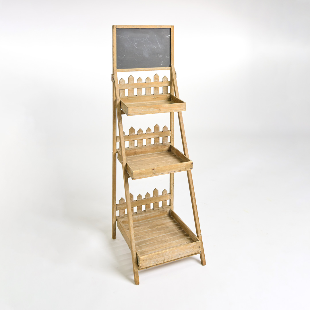 Small Picket Fence Shelf W/black Board Party Reflections, Inc.