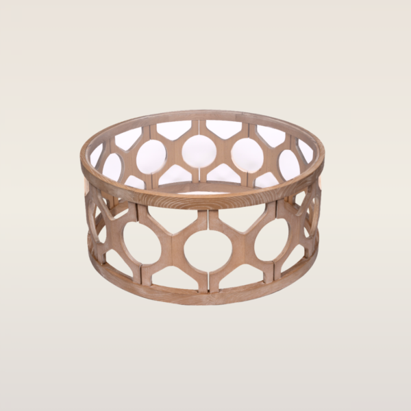 natural wood aria coffee table