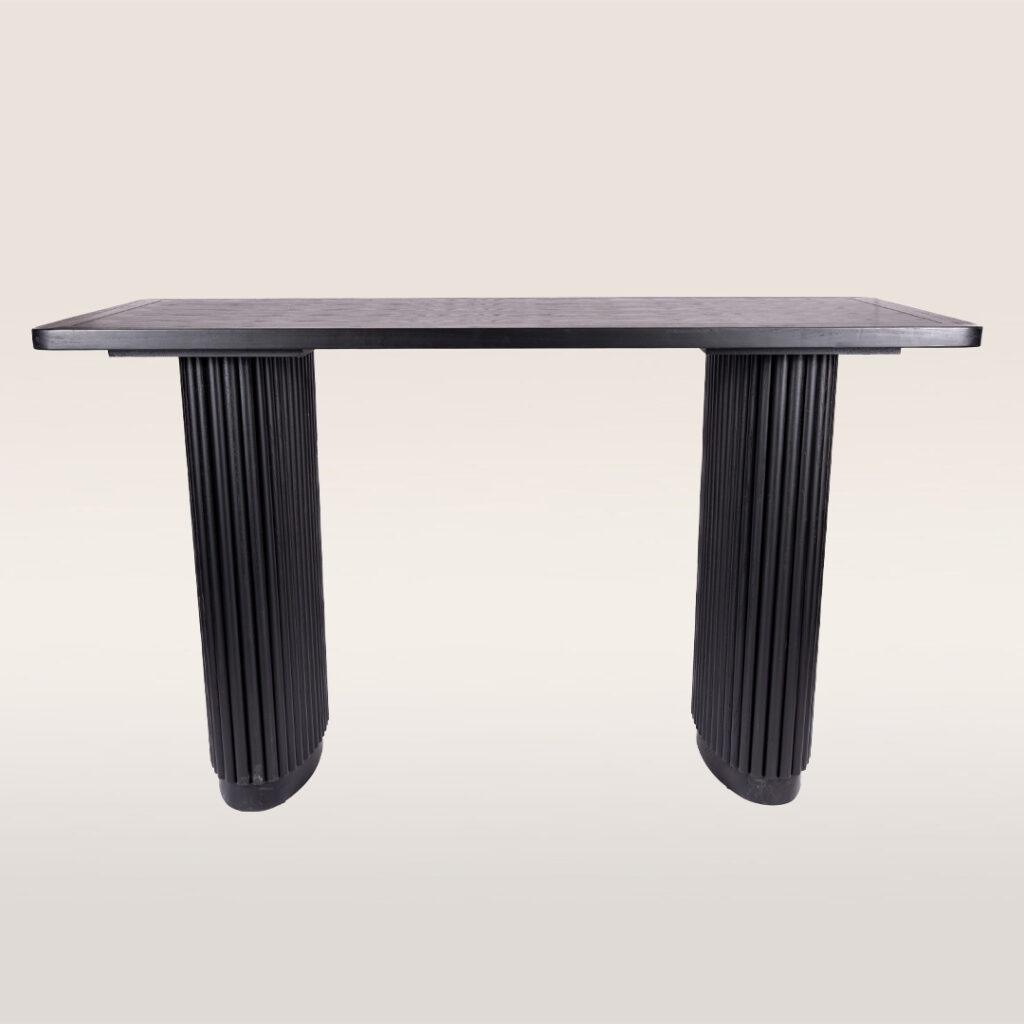 black wood cassidy communal table