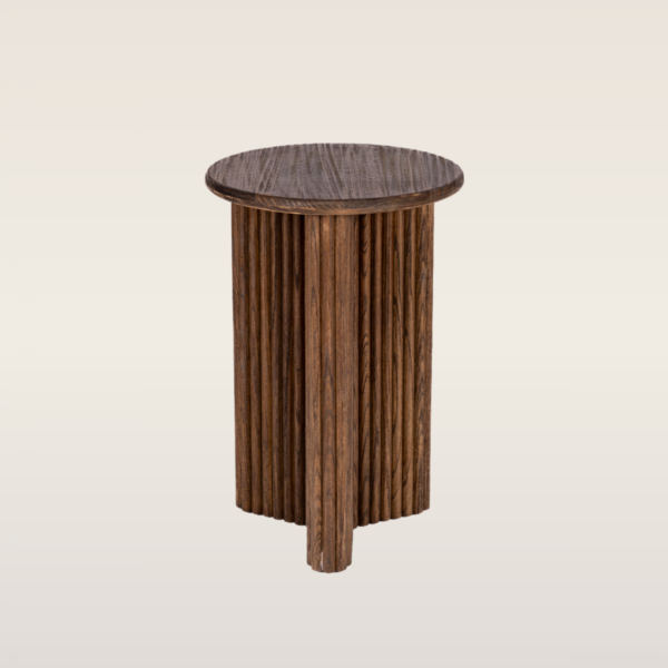dark wood erin side table