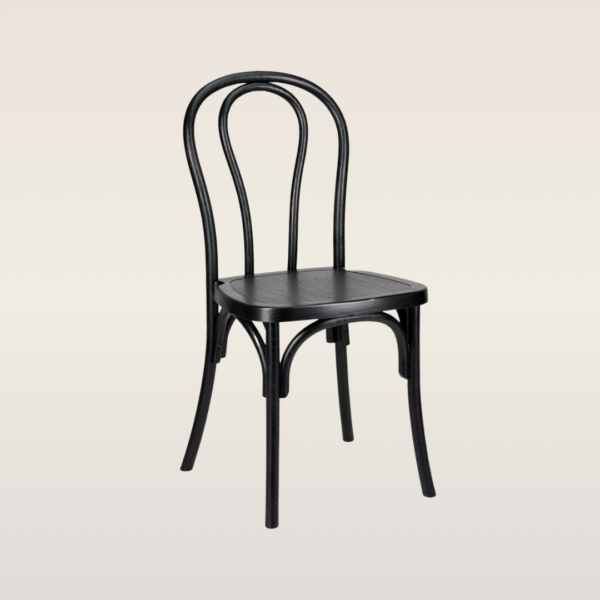 black bentwood chair