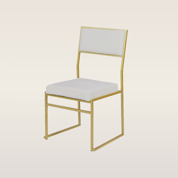 mero gold chair ivory
