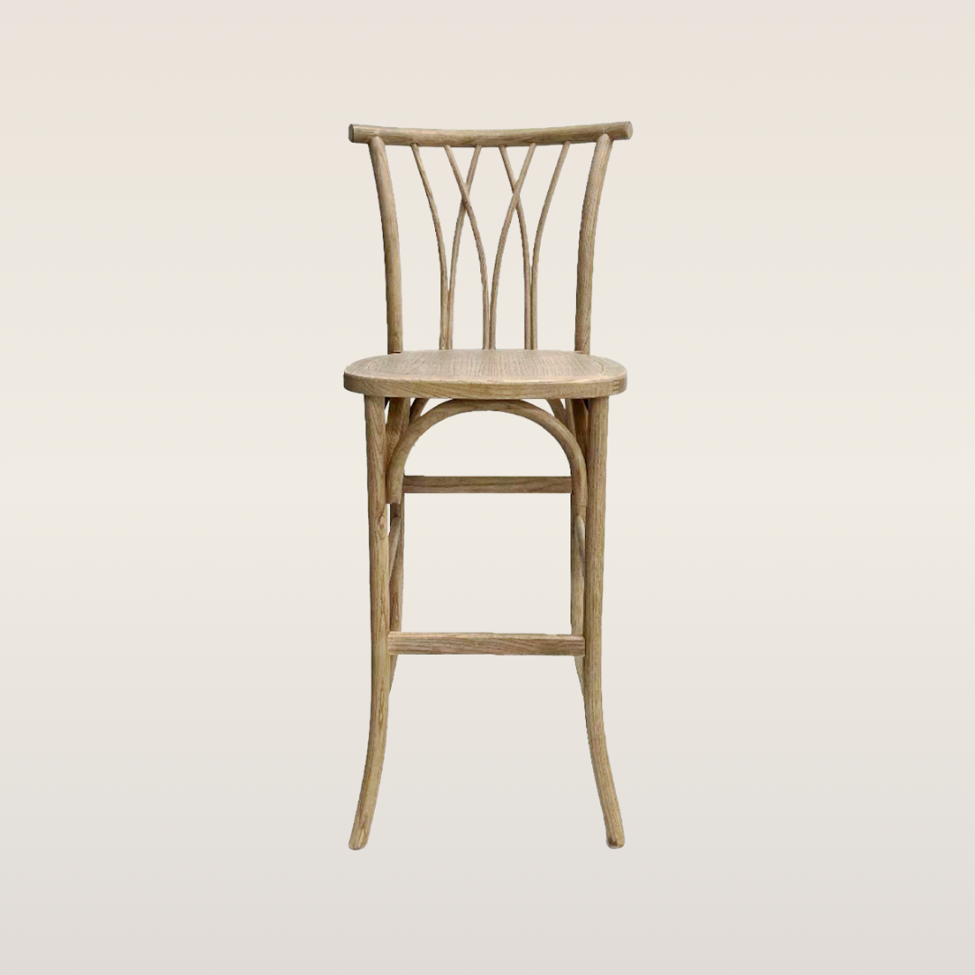 Willow Raw Wood Bartsool